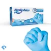 Dolphin Pudrasız Mavi Nitril Muayene Eldiveni