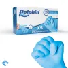 Dolphin Pudrasız Mavi Nitril Muayene Eldiveni