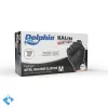 Dolphin Kalın Pudrasız Siyah Nitril Eldiven - Koli (10 Paket x 100'lü)