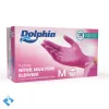Dolphin Pudrasız Pembe Nitril Muayene Eldiveni - Koli (20 Paket x 100'lü)